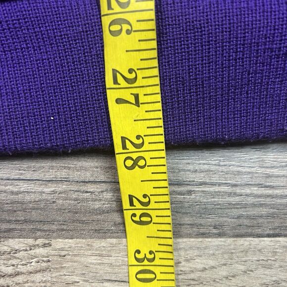 VTG Gold Rush Motorsports Varsity Wool Leather Jacket Purple Gold Sz XL - Picture 5 of 15